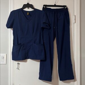 WonderWink Scrub Set Navy Blue